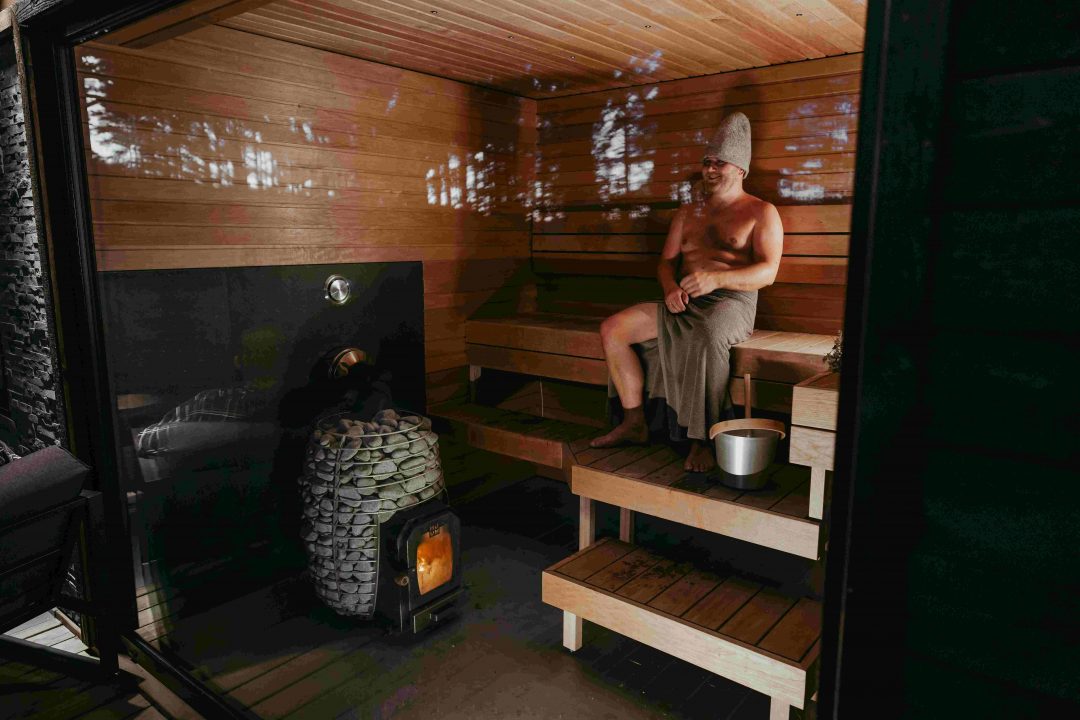 Nudi in sauna, anche per lavoro