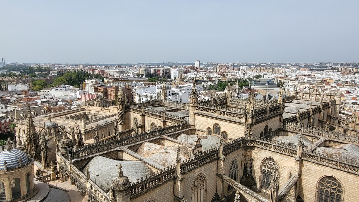 Cattedrale di Siviglia dall'alto