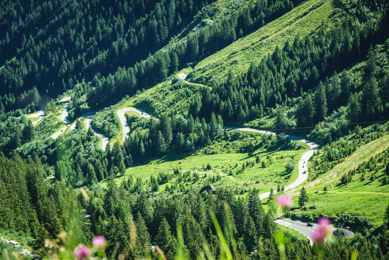 Strada alpina Silvretta Montafon Austria