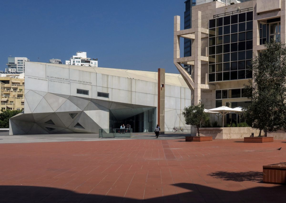 Museo di Tel Aviv o piazza arte centro Tel Aviv Israele