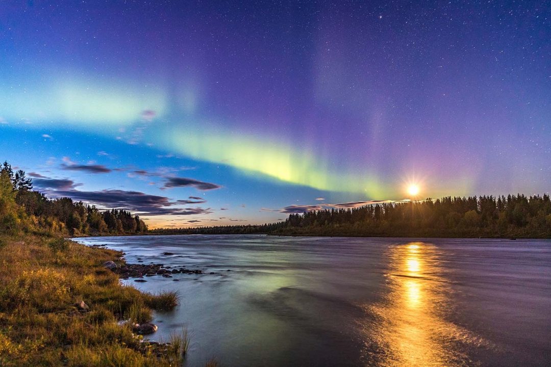 Aurora boreale Lapponia svedese  