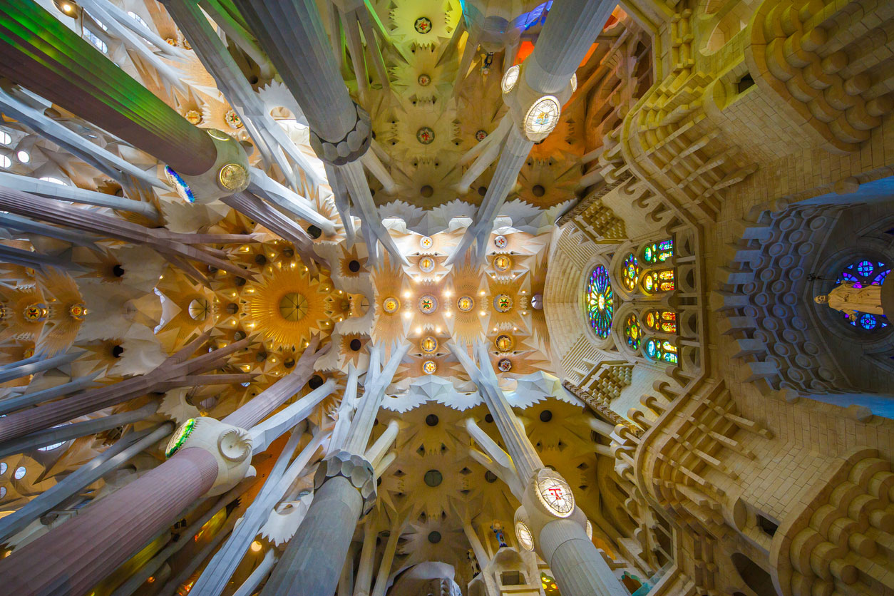 interno della Sagrada Família