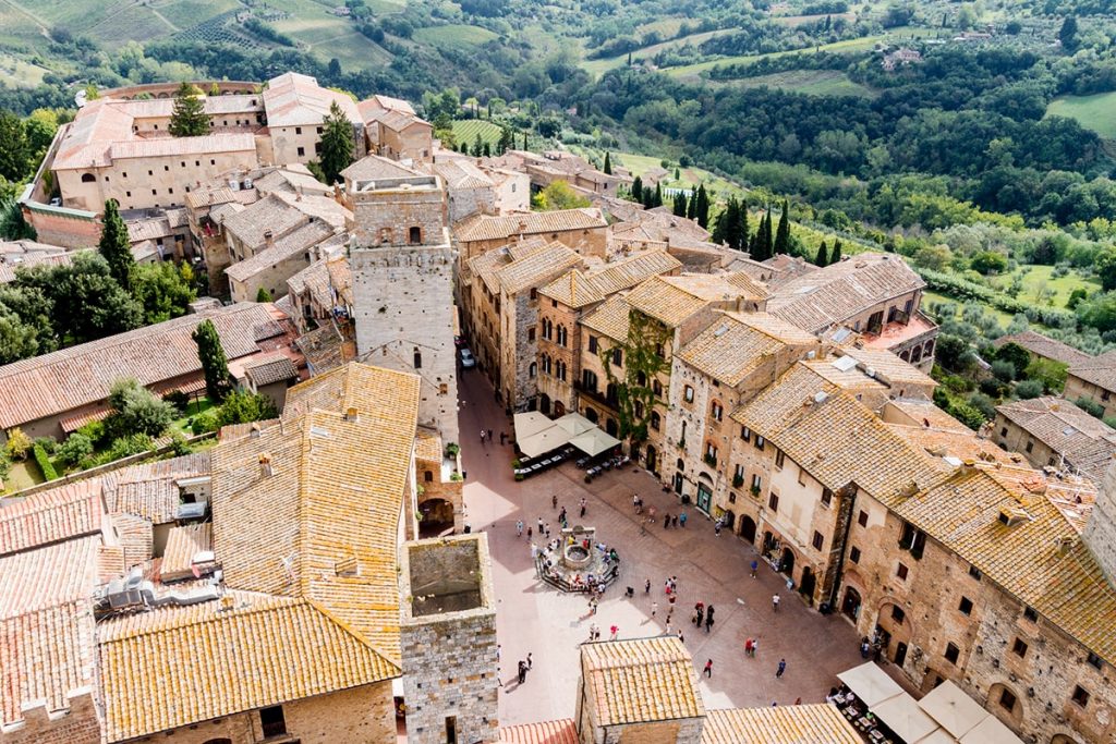 San Gimignano vista panoramica 