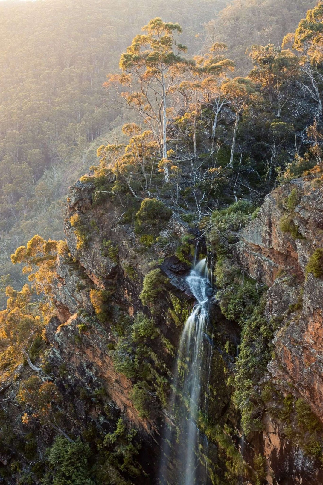 La cascata nel parco nazionale