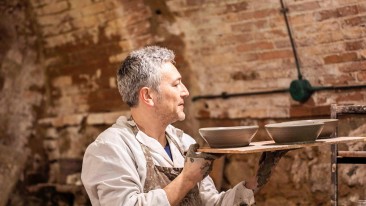Franco Cicerchia ceramista bottega artigiana toscana