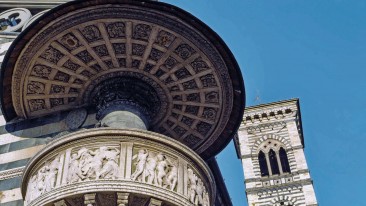 Prato cattedrale pulpito esterno opera di Donatello e Michelozzo