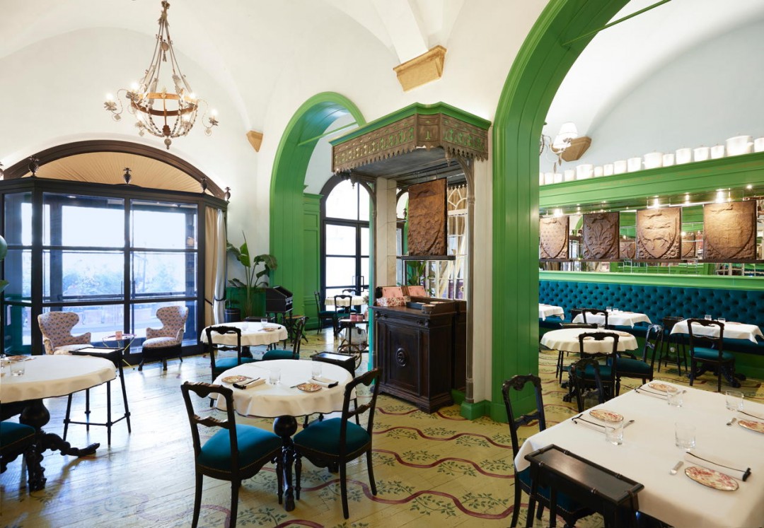 Dove mangiare in Toscana: Una sala della Gucci Osteria di Firenze