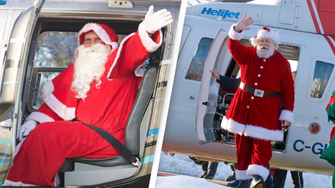 Brasile: Babbo Natale arriva in elicottero