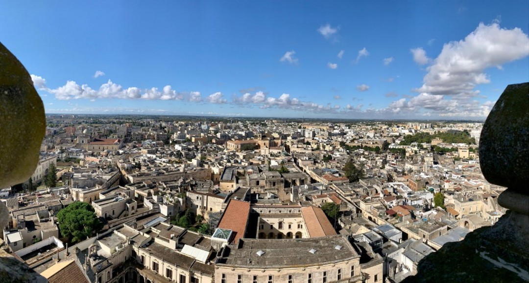 vista su Lecce dal Campanile del Duomo
