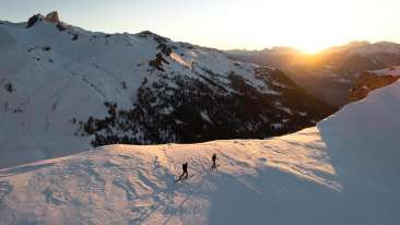 Scialpinismo a Crans-Montana Ski Rando Parc Alba