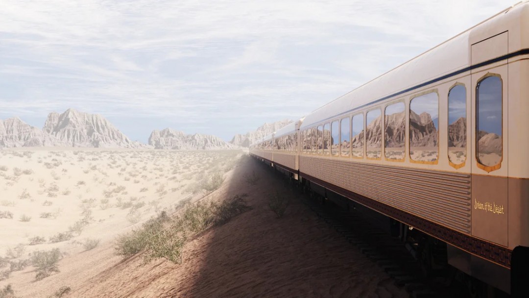 “Dream of the Desert”, il treno di lusso italiano in Arabia Saudita