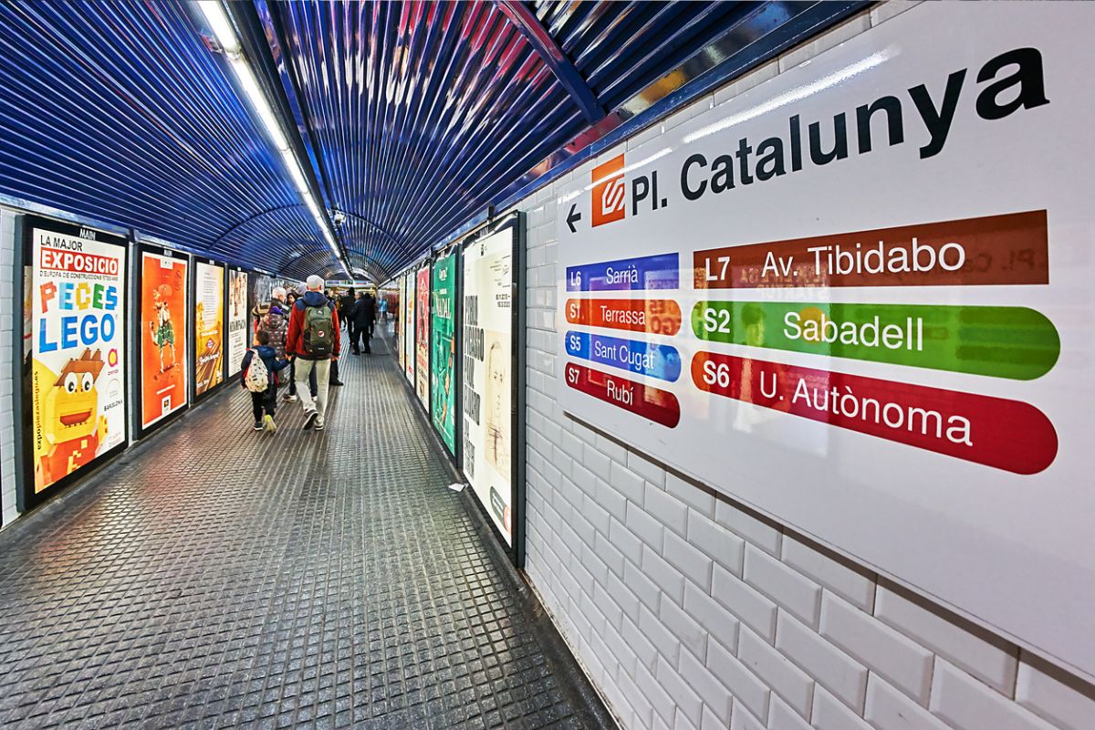 metropolitana di Barcellona 
