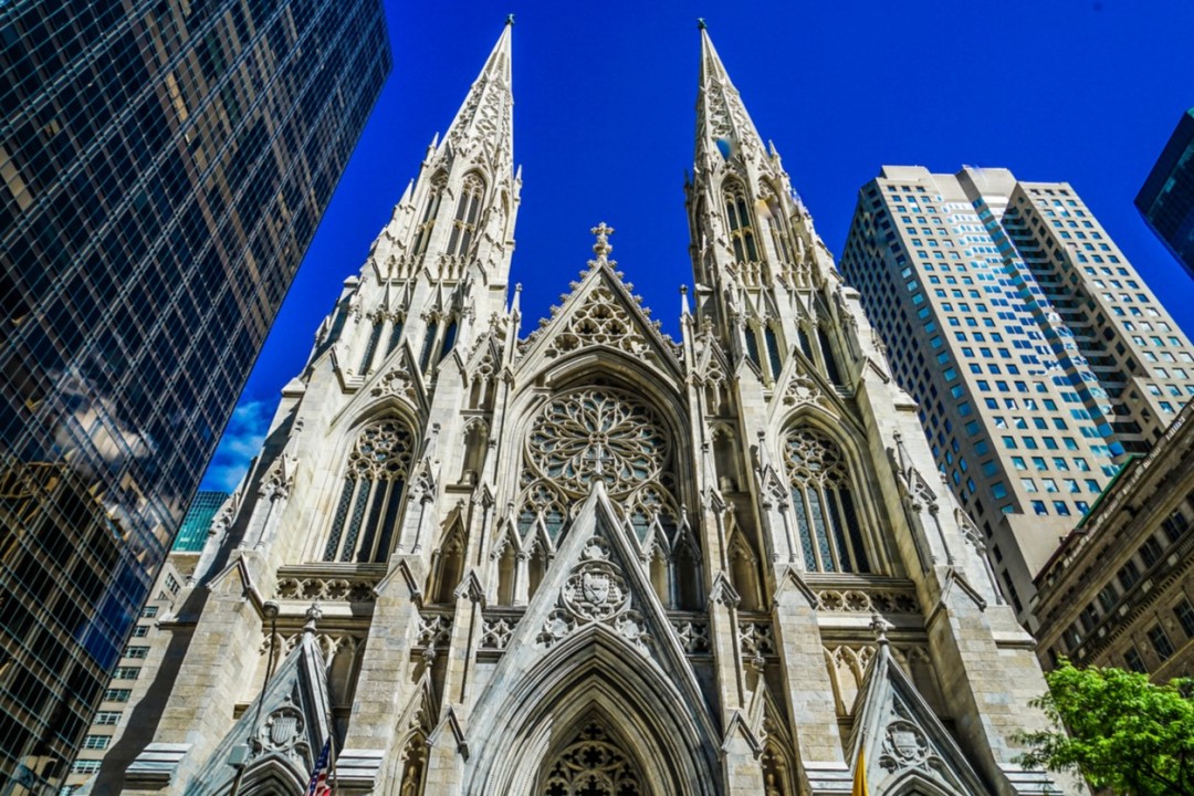 Campanili della cattedrale di San Patrizio, New York City (USA)