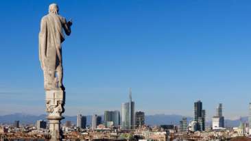 Panorama dalle Terrazze del Duomo di Milano