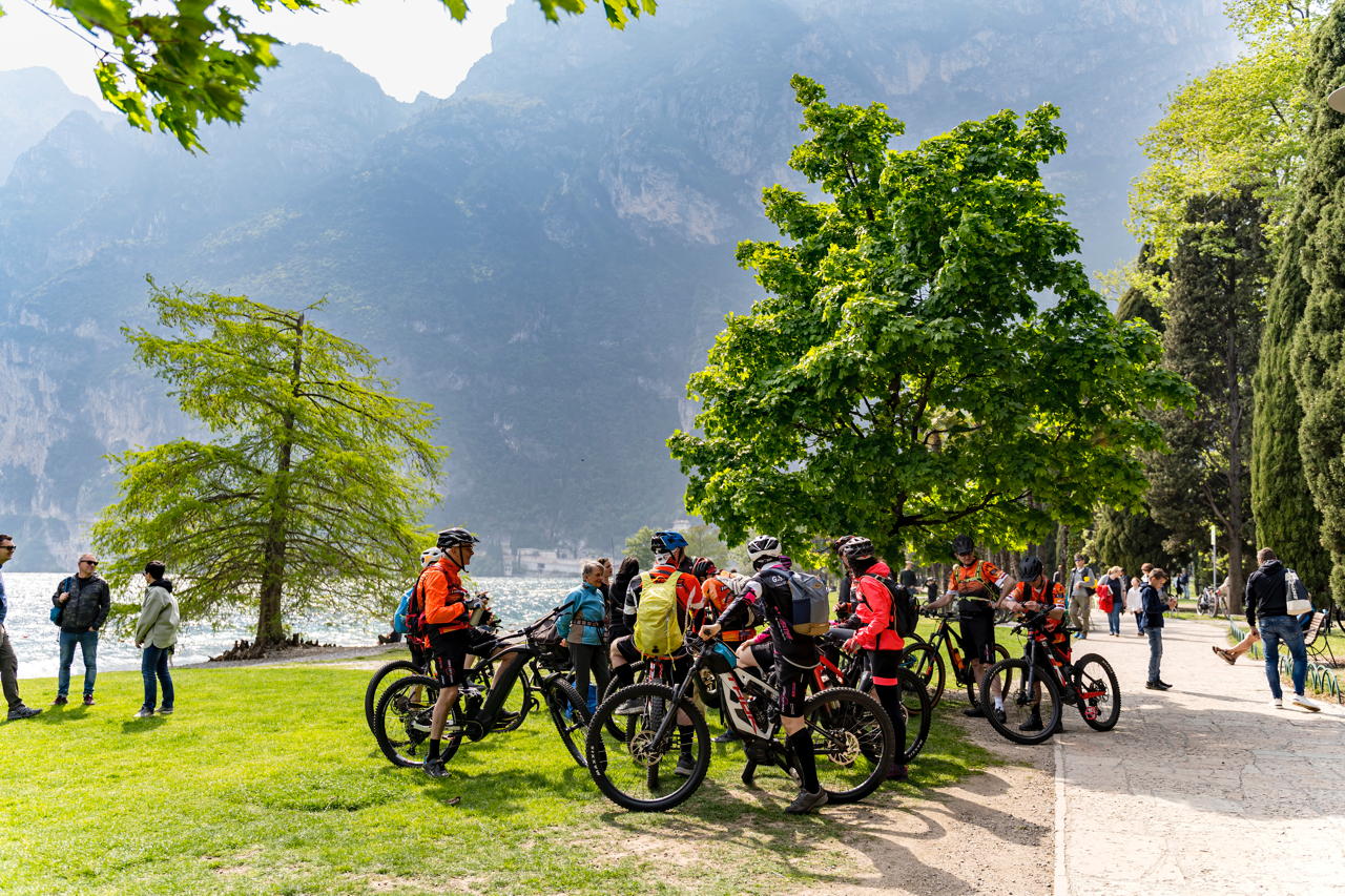 Exhibition area at Bike Festival Riva del Garda 2023 