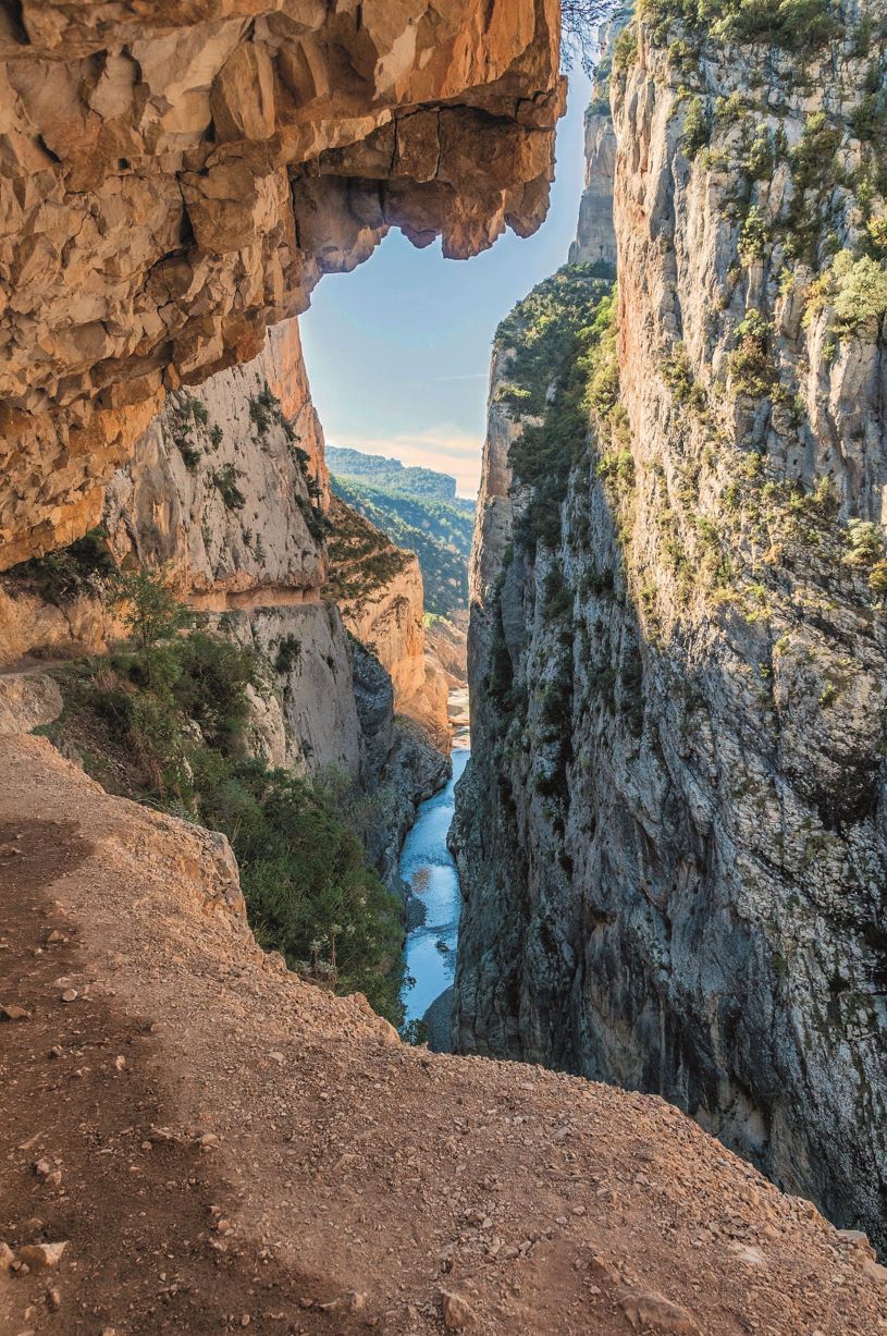 canyon di Mont-Rebei Catalogna