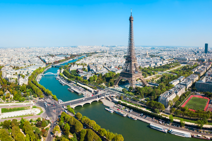 Tour Eiffel dall'alto Parigi