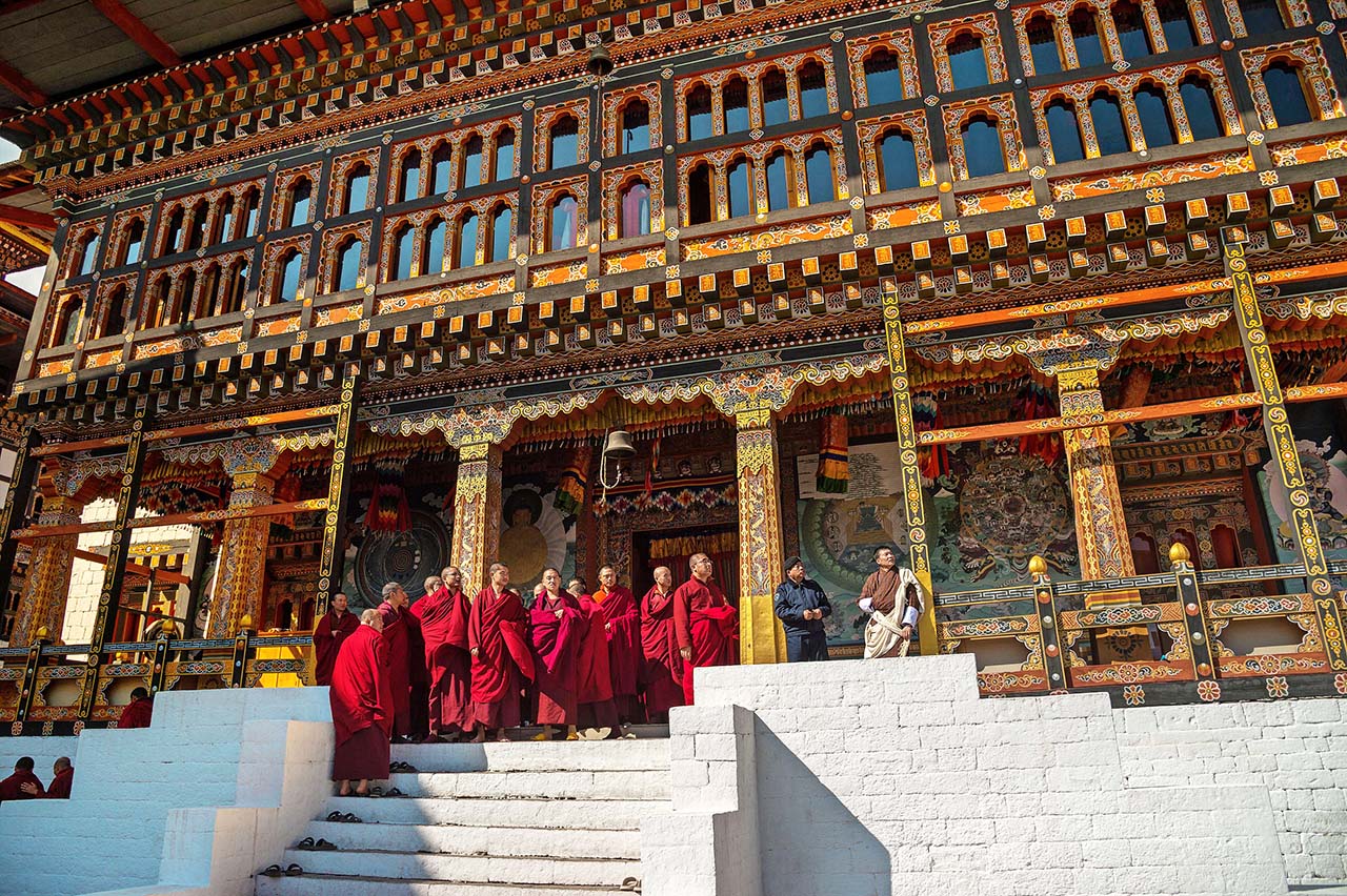 Tashichho dzong a Thimphu in Buthan © Beppe Calgaro