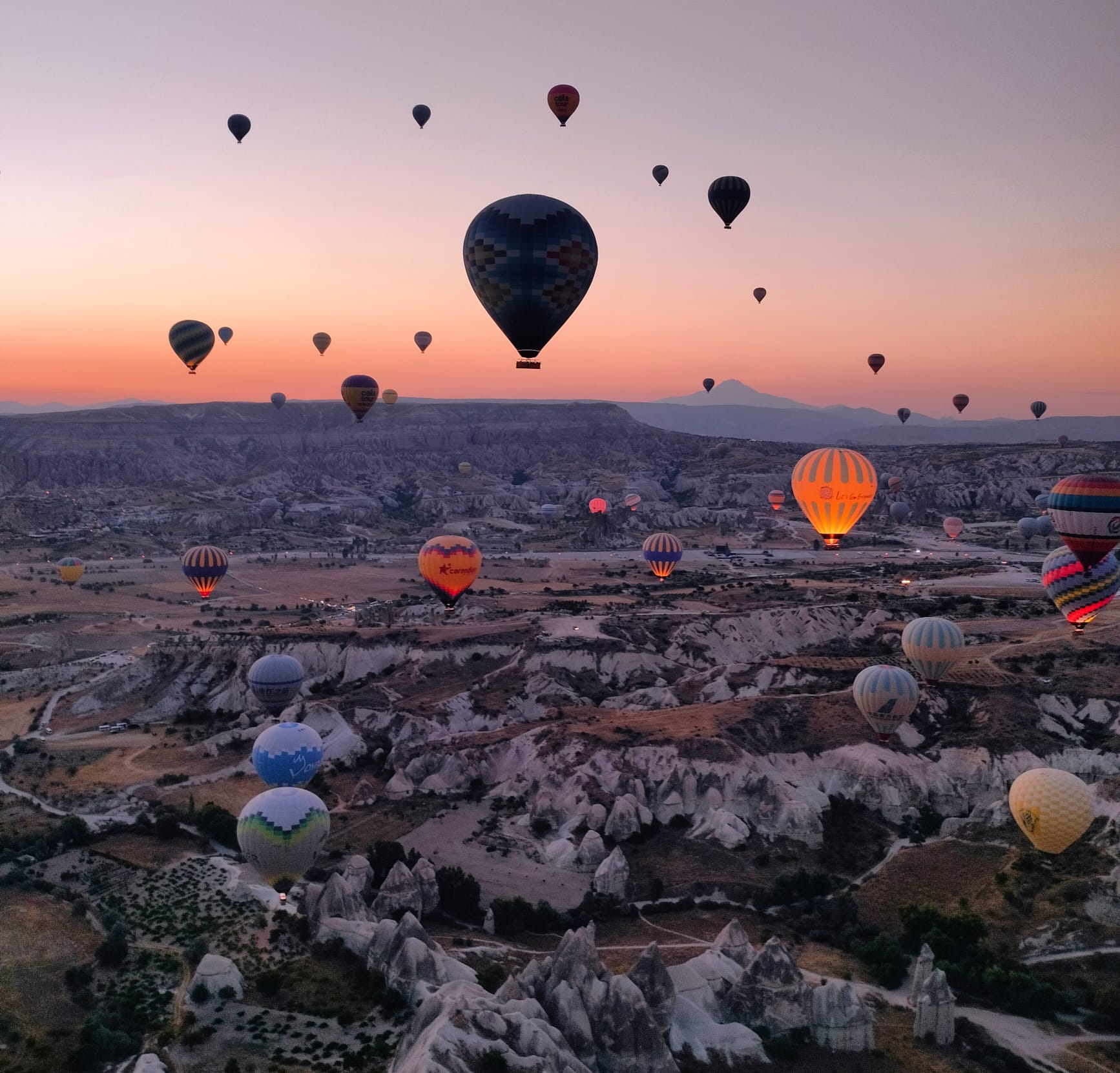 hot air balloon in Cappadocia