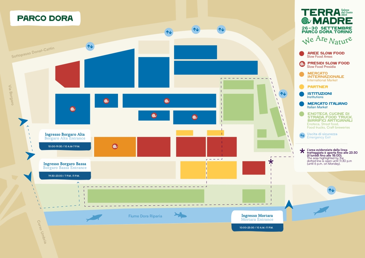 Terra Madre Map