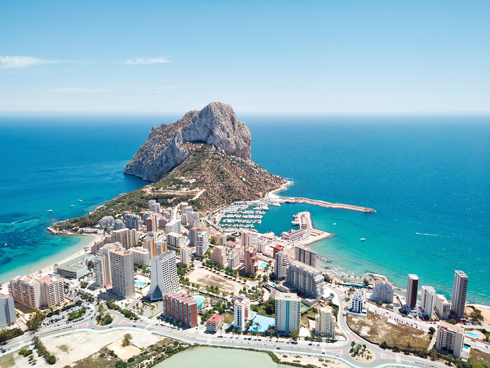 Vista su Calpe, Costa Blanca