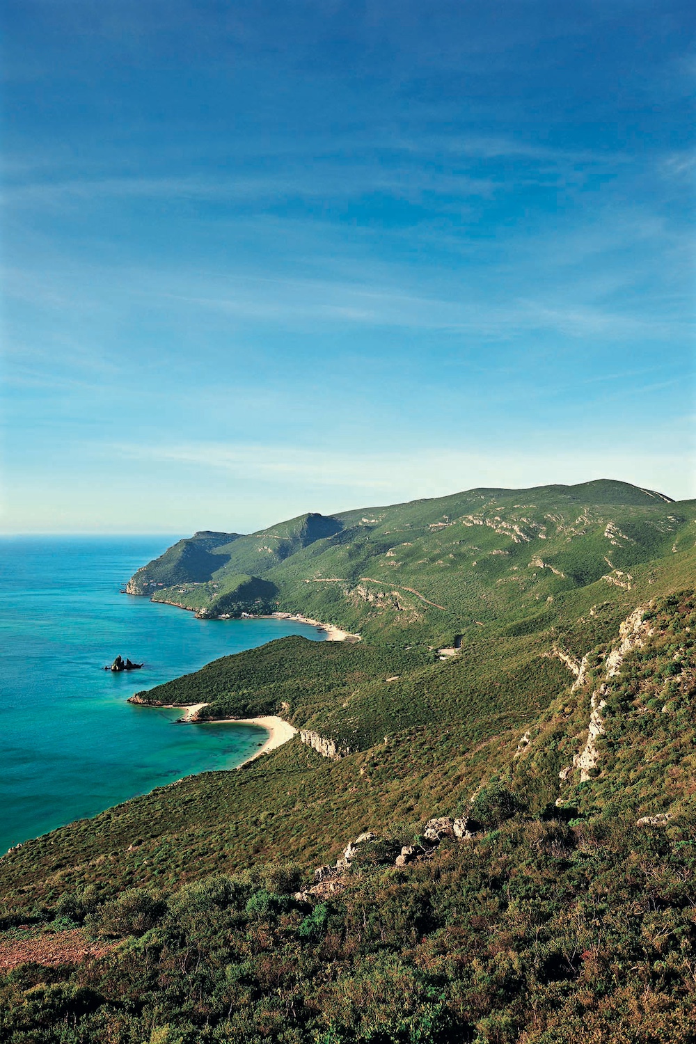 Galapos Beach in Arrabida Park