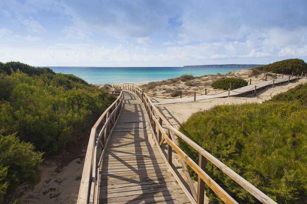 Sand dunes of Formentera