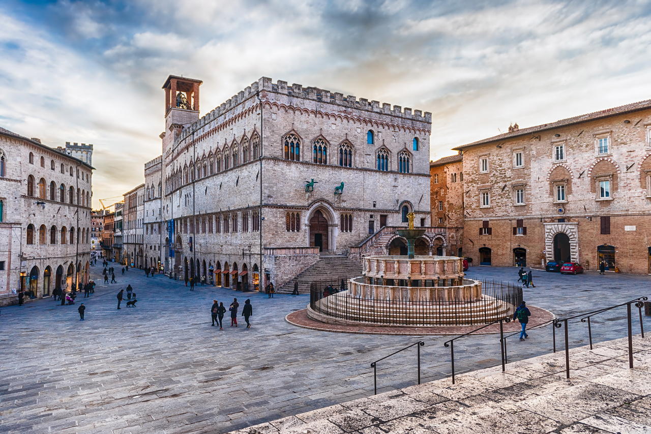 Place IV Novembre Perugia